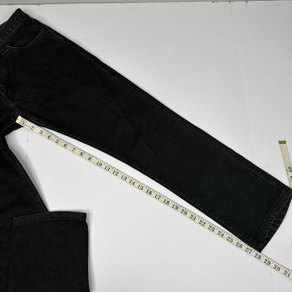 AGOLDE Women's Black Mid-Rise Straight Fit Luxury Designer Jeans W32-33/L28‎ - Picture 11 of 14